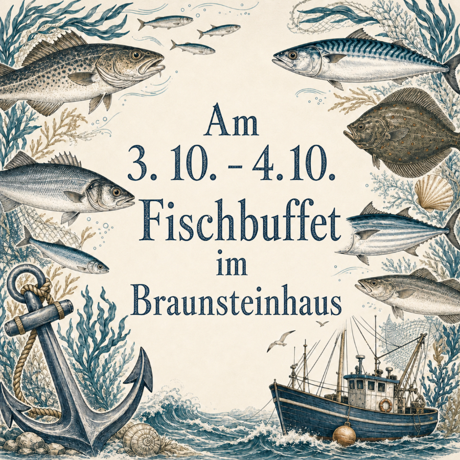 Fischbuffet im Braunsteinhaus